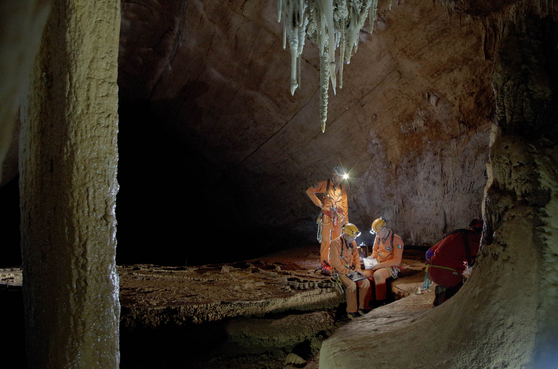 Astronauts Emerge from Cave After Underground Spaceflight Training
